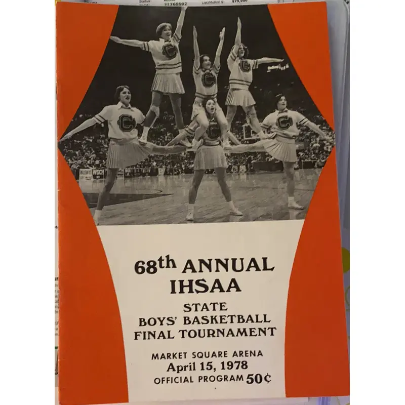 1978 Indiana High School Basketball State Finals Program