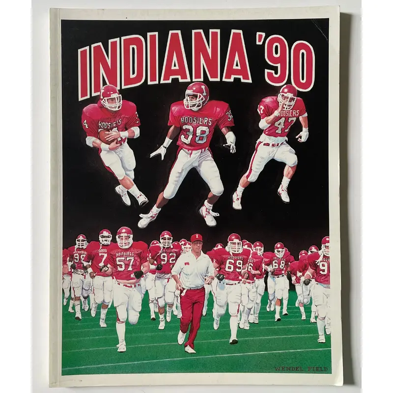 1990 Indiana University Football Media Guide