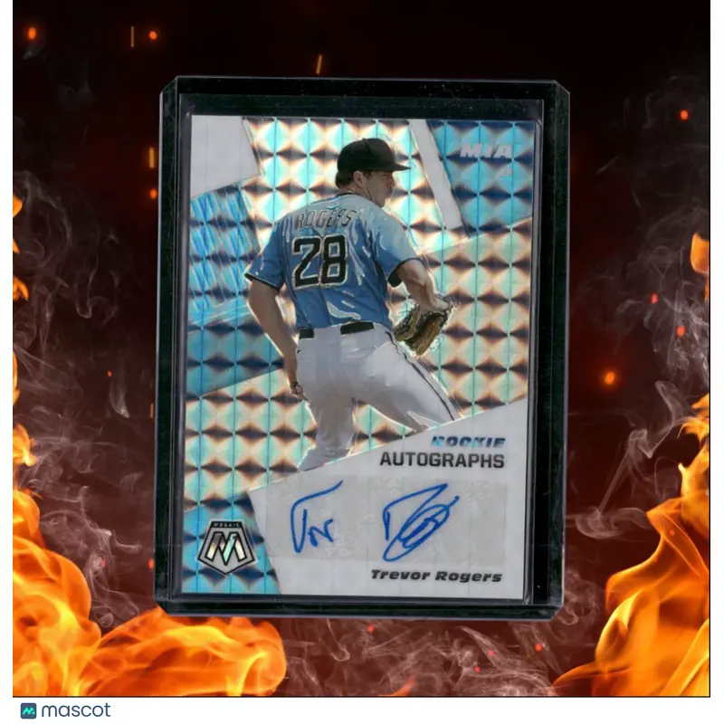 2021 Panini Mosaic Trevor Rogers Mosaic Prizm Rookie Auto #RAM-TR