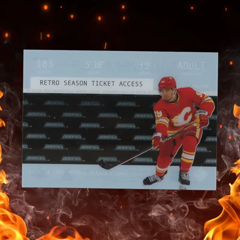 2023-24 Upper Deck Credentials MATTHEW CORONATO Retro Rookie Debut Ticket Clear