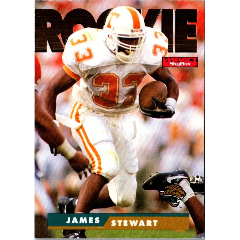 1995 SkyBox Impact James Stewart #183 Rookie