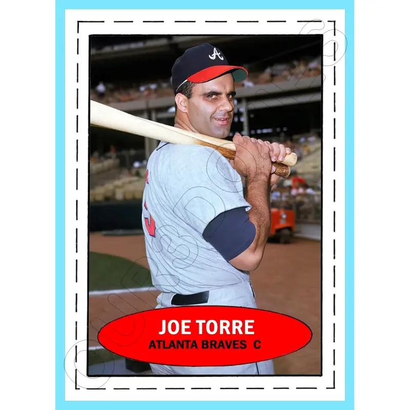 Joe Torre 1971 Bazooka Custom Card - 4682