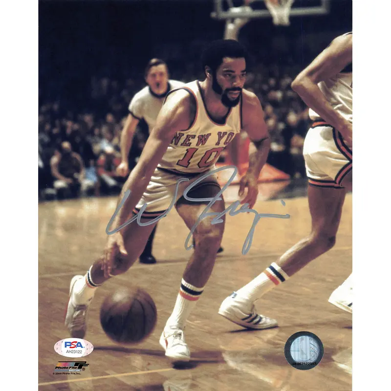 Walt Frazier signed photo PSA/DNA New York Knicks Autographed
