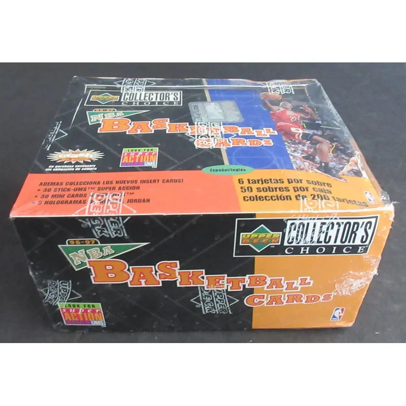 1996/97 Upper Deck Collector's Choice Basketball Jumbo Box (Spanish) (50/6)