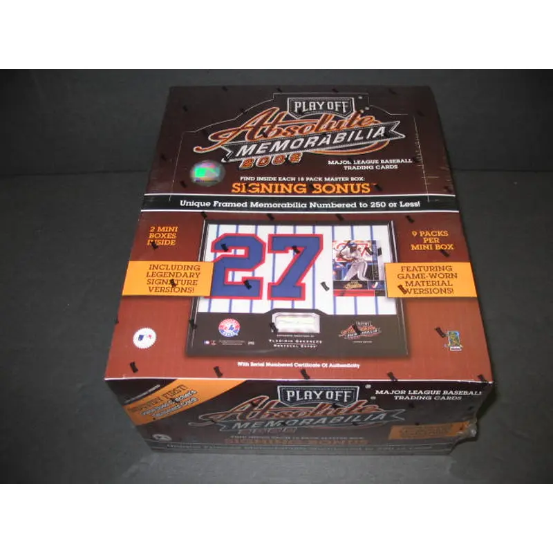 2002 Playoff Absolute Memorabilia Baseball Box (Hobby)