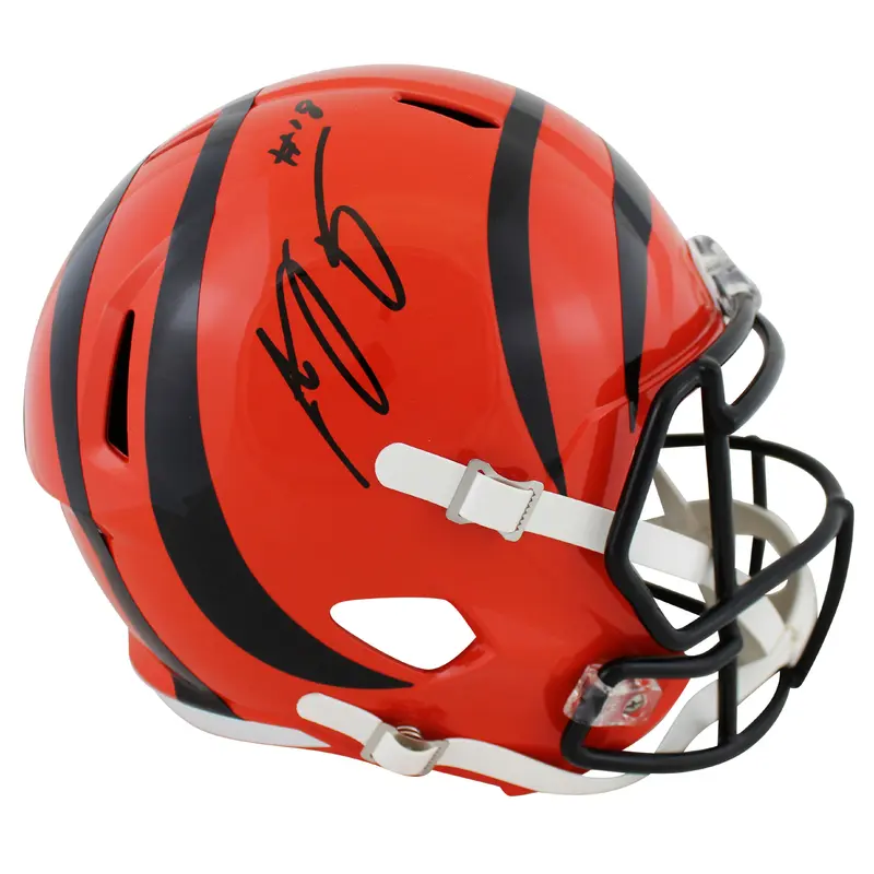 Bengals A.J. Green Authentic Signed Full Size Speed Rep Helmet BAS Witnessed