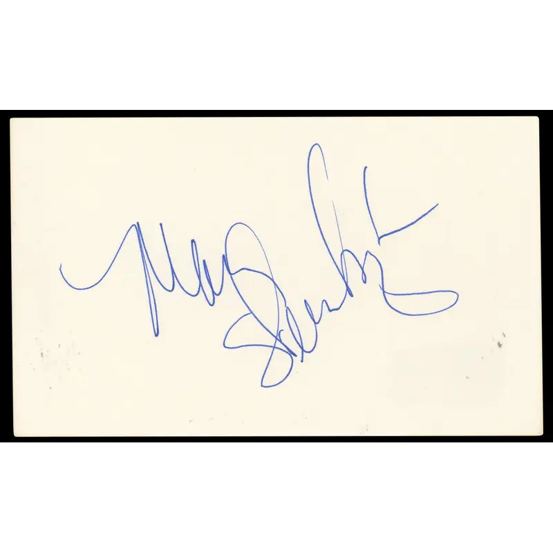 Mary Steenburgen Elf Authentic Signed 3x5 Index Card Autographed BAS #BN33274