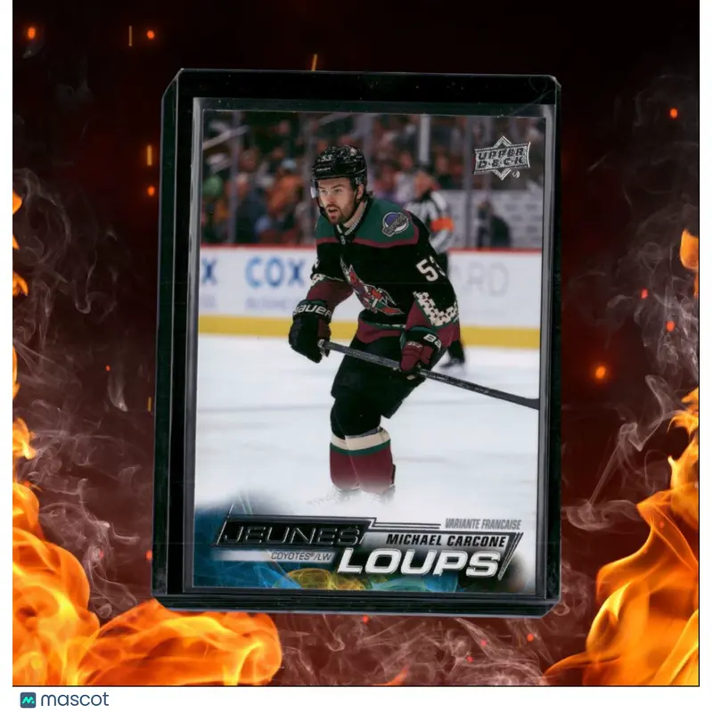 2022-23 Upper Deck Michael Carcone Young Guns French Rookie #491