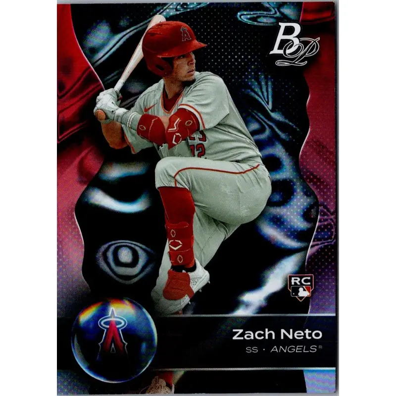 2023 Bowman Platinum Zach Neto #102 Rookie