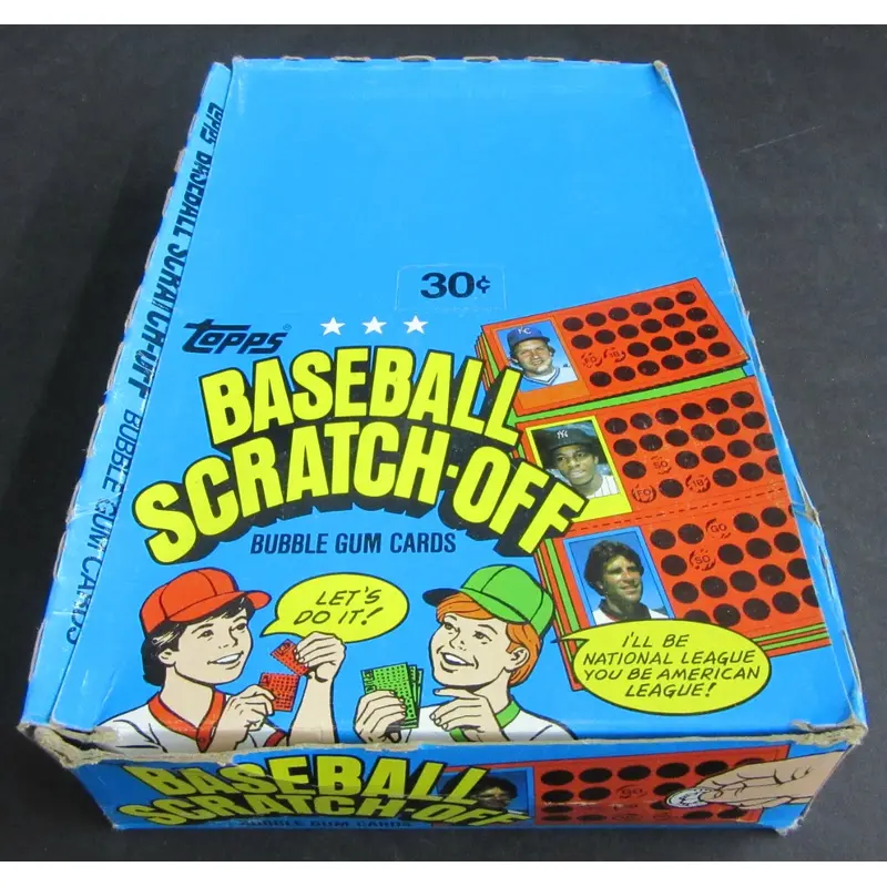 1981 Topps Baseball Scratch-Offs Unopened Box