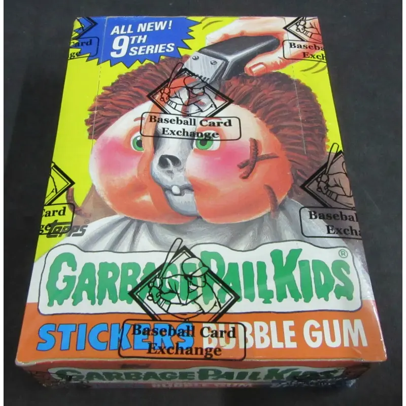 1987 Topps Garbage Pail Kids Series 9 Unopened Wax Box (w/ price) (Non) (Canada) (Tape) (BBCE)