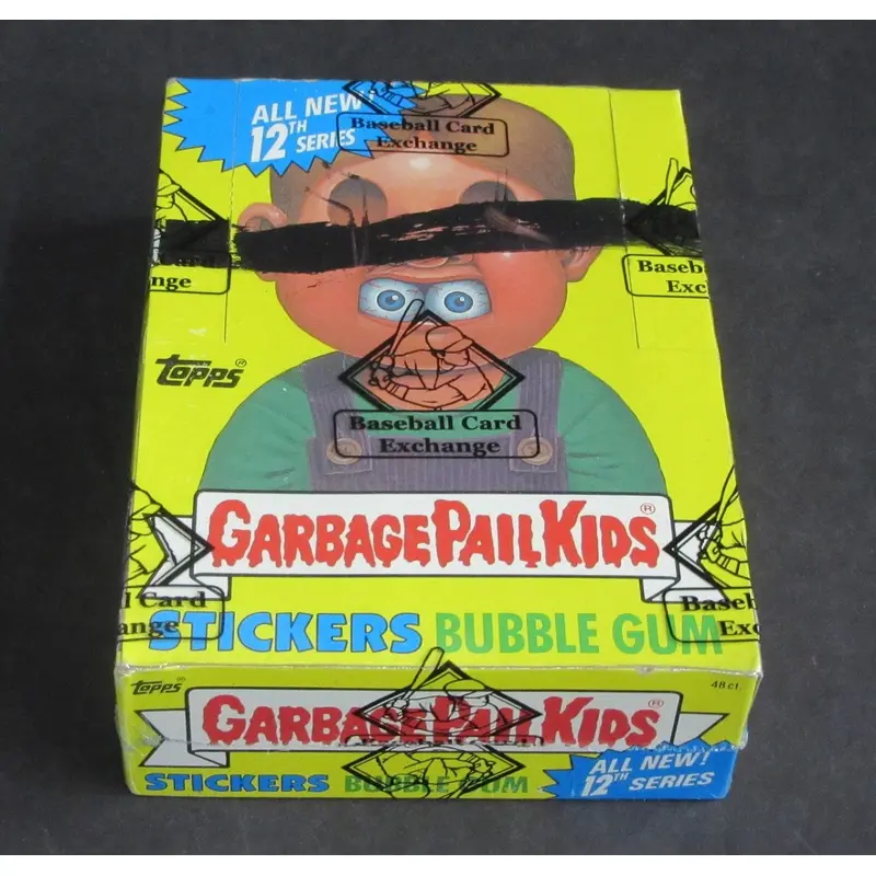 1988 Topps Garbage Pail Kids Series 12 Unopened Wax Box (w/ price) (X-Out) (BBCE)