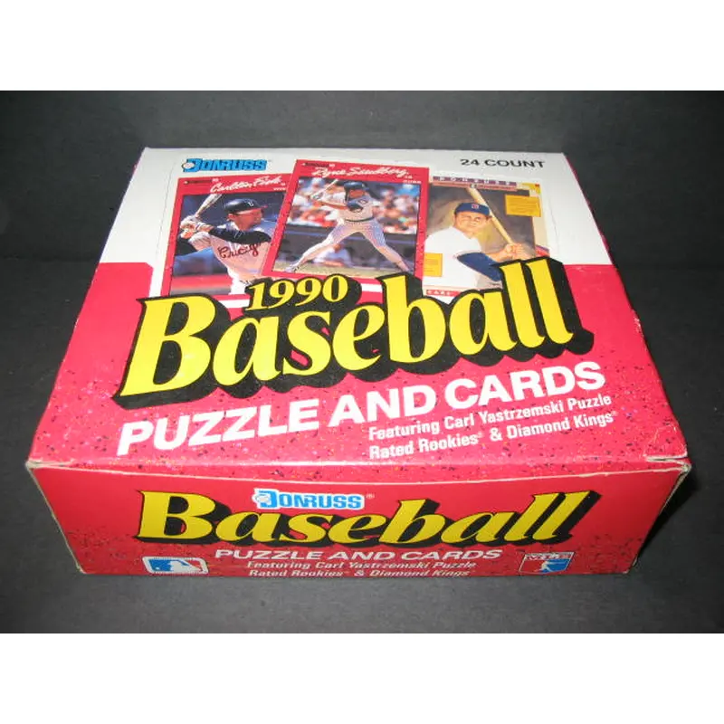 1990 Donruss Baseball Unopened Cello Box (Authenticate)