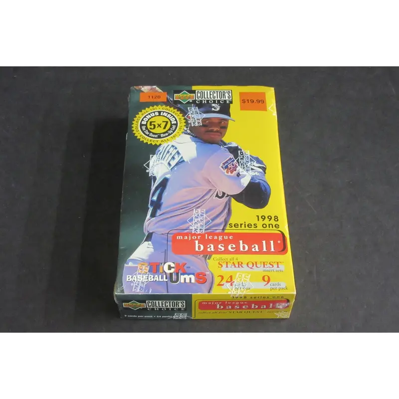 1998 Upper Deck Collector's Choice Baseball Series 1 Box (24/9)