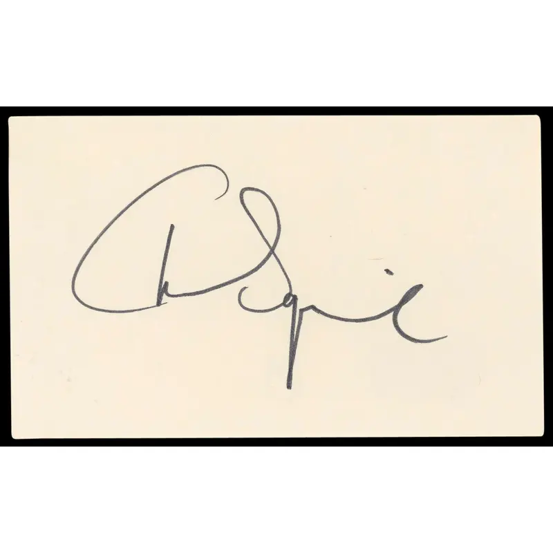 Chris Squire Authentic Signed 3x5 Index Card Autographed BAS #BL96885