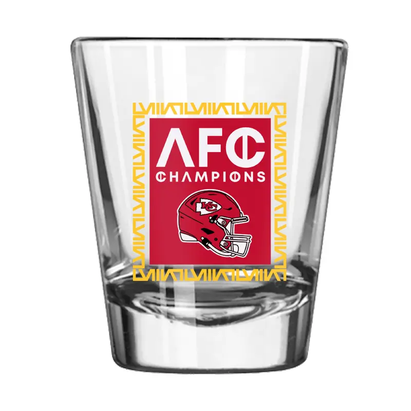 Kansas City Chiefs 2oz Conference Champs Shot Glass