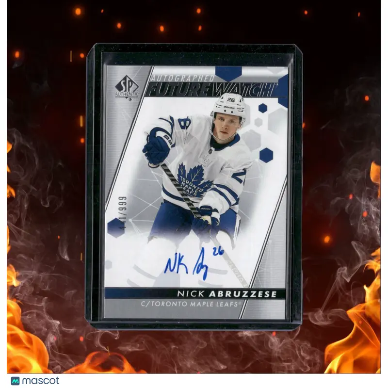 2022-23 SP Authentic Nick Abruzzese Future Watch Rookie Auto 441/999 #127