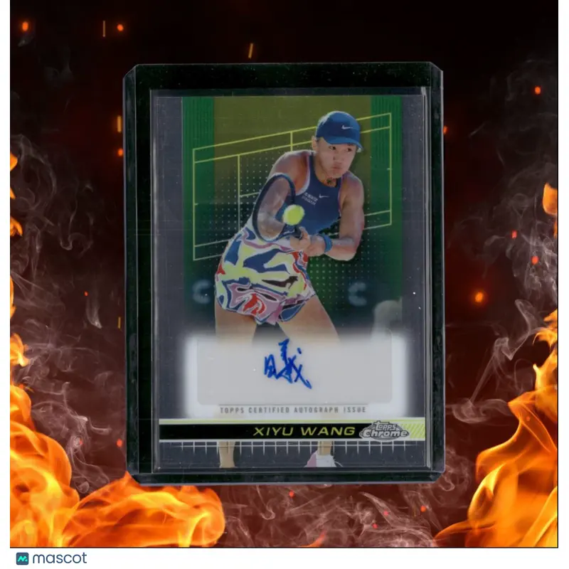2024 Topps Chrome Tennis Xiyu Wang Auto #TCA-XWG