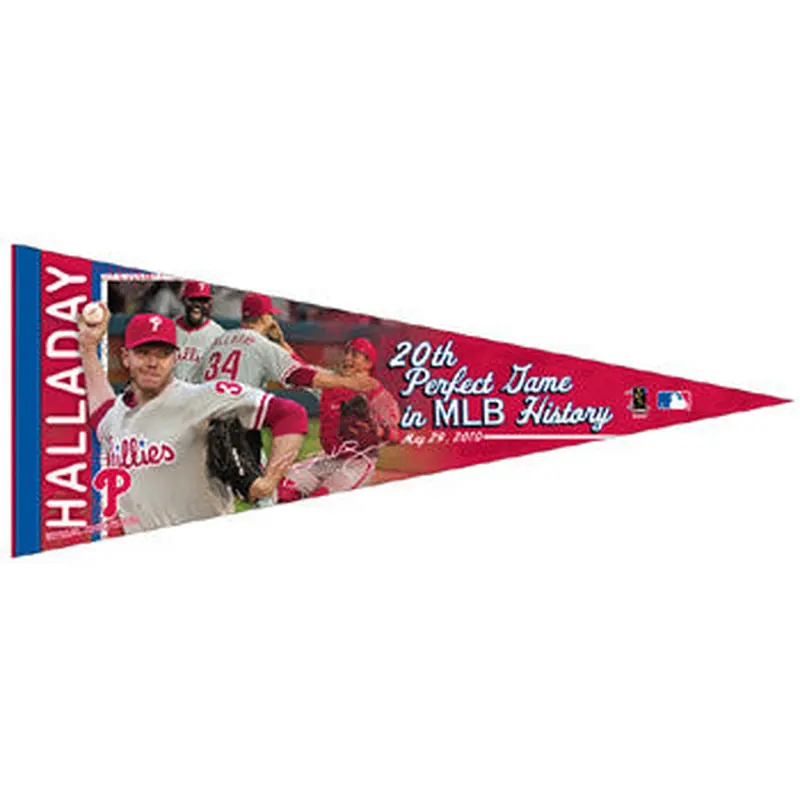 Roy Halladay Perfect Game Commemorative Premium Pennant (LE /2010)
