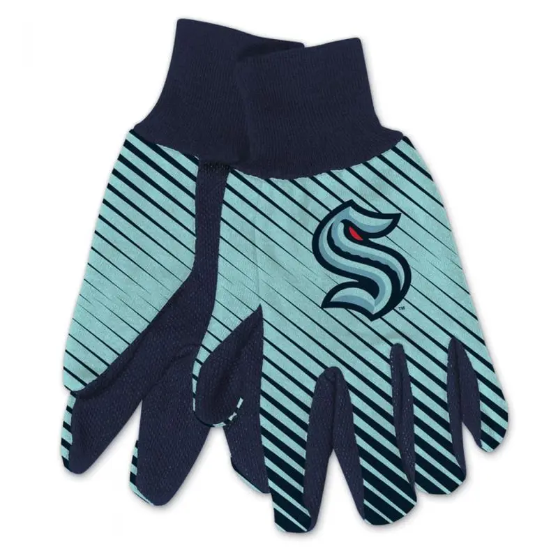 SEATTLE KRAKEN ADULT TWO TONE GLOVES