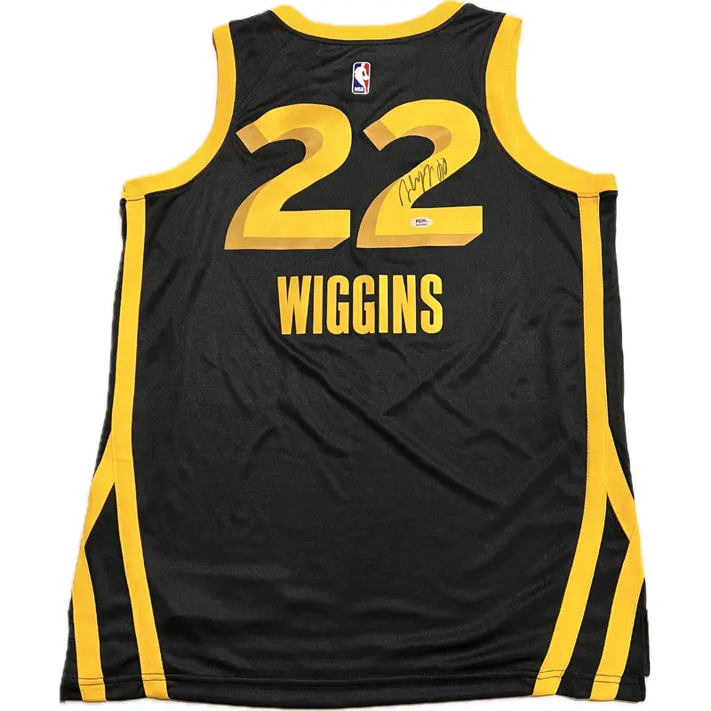 Andrew Wiggins signed jersey PSA/DNA Golden State Warriors Autographed