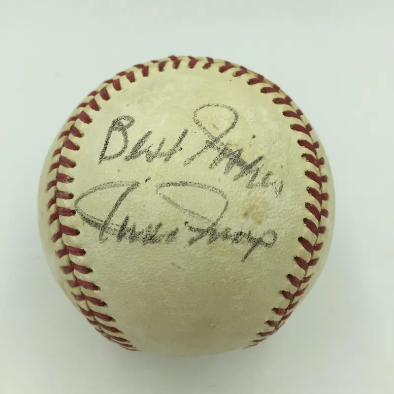 1970's Willie Mays Playing Days Signed Game Used National League Baseball JSA