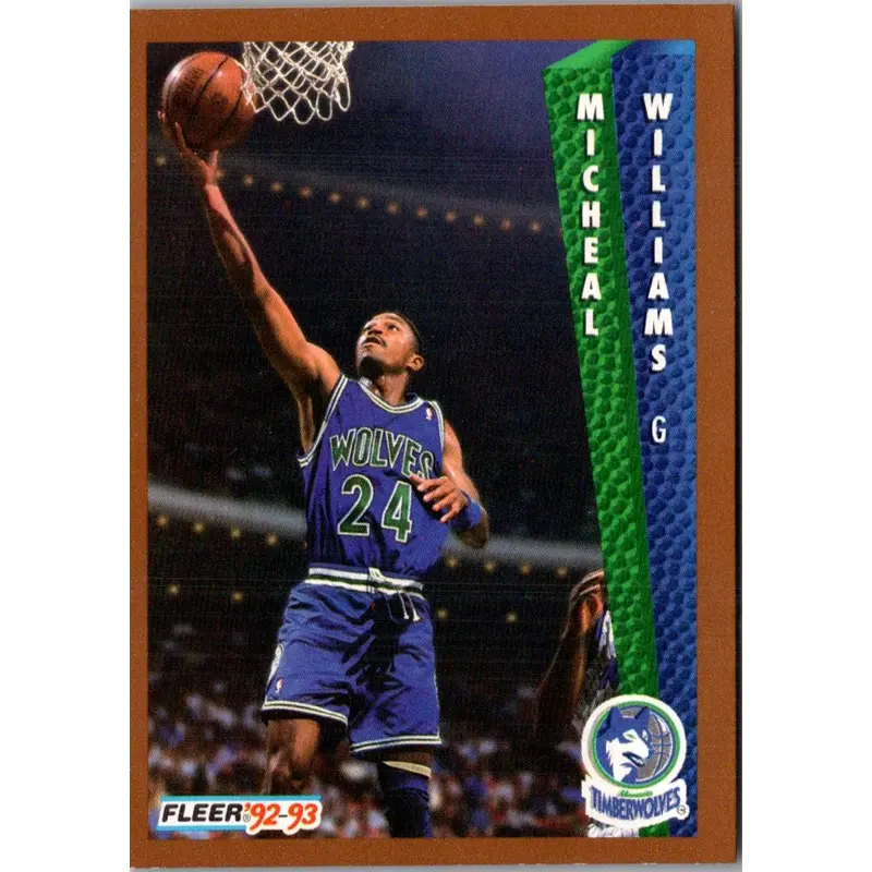 1992 Fleer Micheal Williams #384
