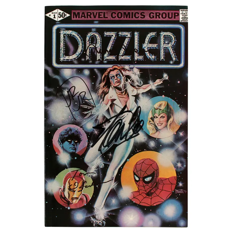 (4) Stan Lee, Romita, DeFalco & Simonson Signed Dazzler #1 Comic JSA #XX05186