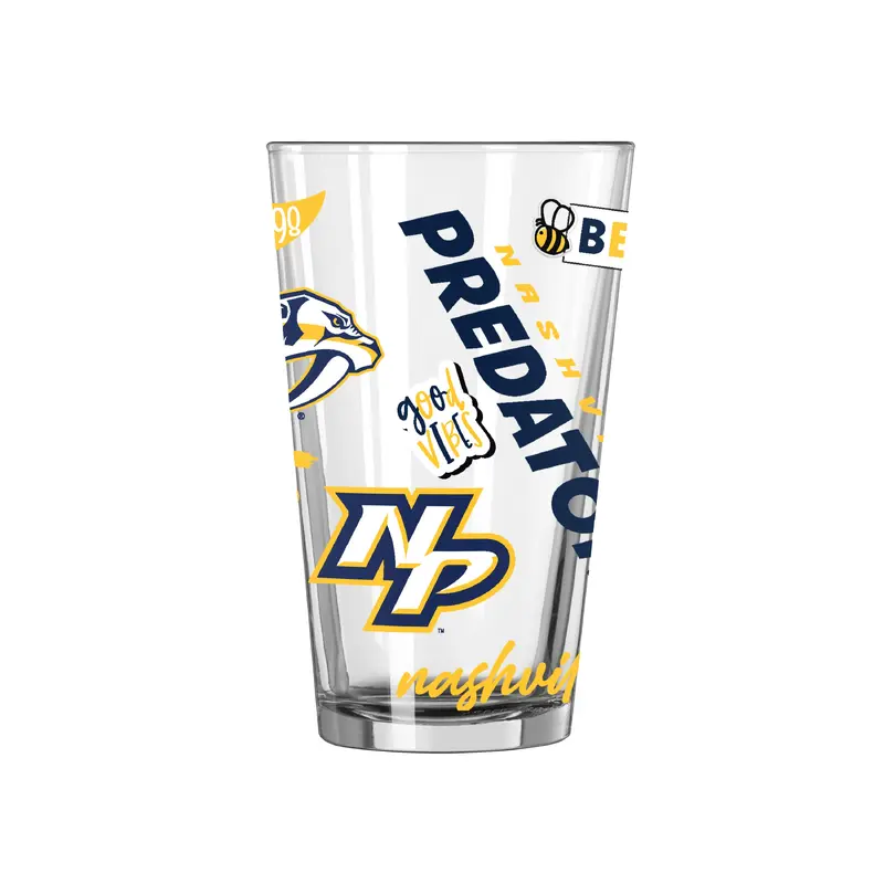 Nashville Predators 16oz Native Pint Glass