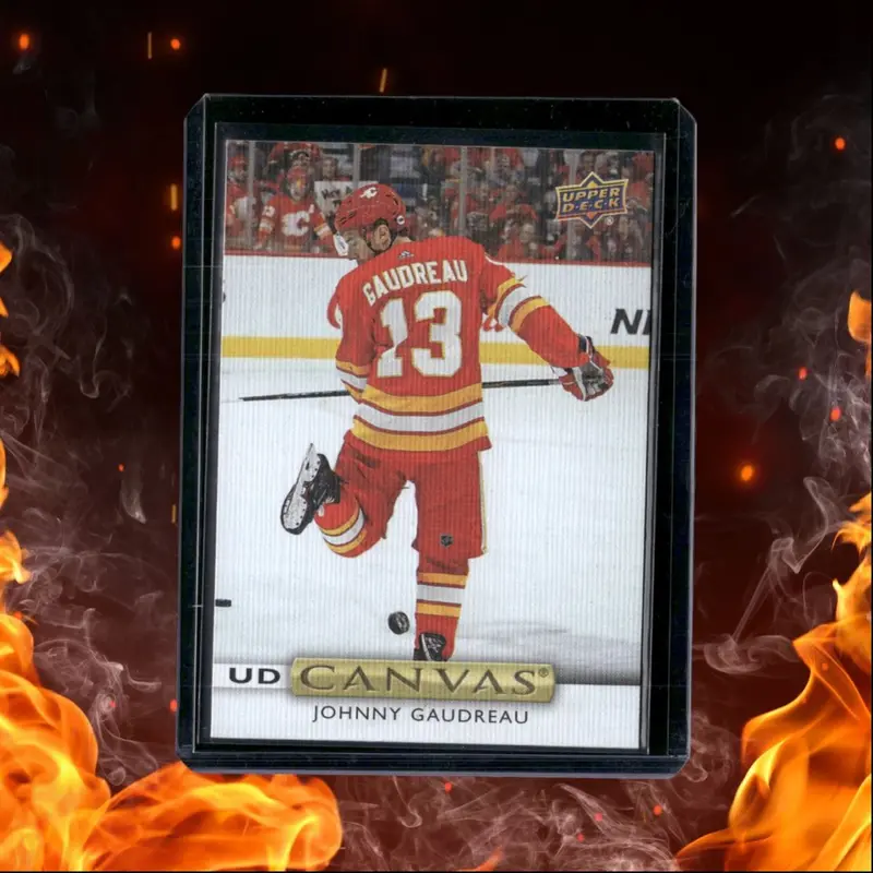 2019-20 Upper Deck Johnny Gaudreau UD Canvas #C81