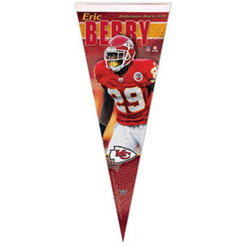 Eric Berry "Chiefs Action" Premium Felt Pennant (LE /1000) - Wincraft