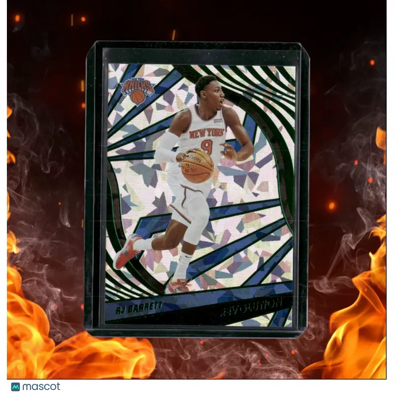 2021-22 Panini Revolution RJ Barrett Chinese New Year Emerald Cracked Ice 85/88