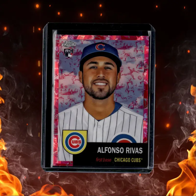 2022 Topps Chrome Platinum Anniversary Alfonso Rivas Fuchsia Refractor Rookie