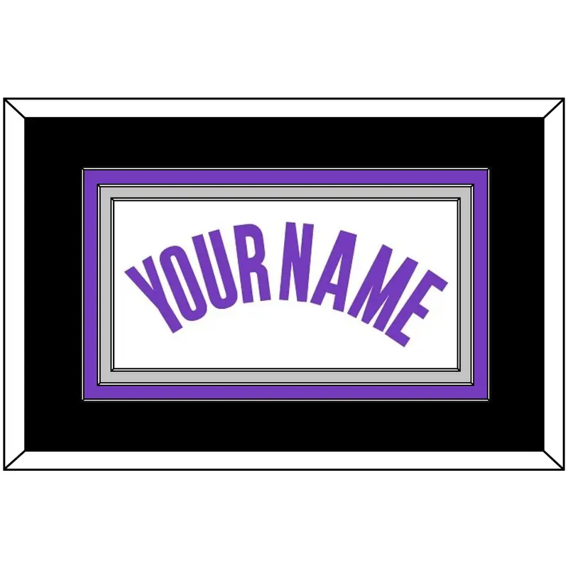 Sacramento Name - Home White (2014-2016) - Triple Mat 3