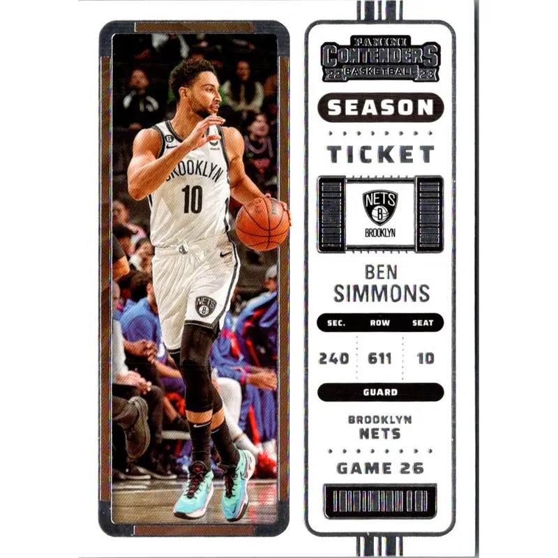 2022 Panini Contenders Season Ticket Ben Simmons #13