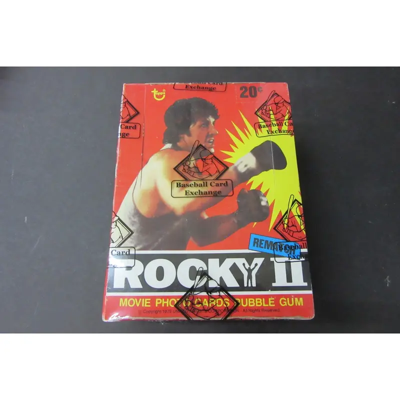 1979 Topps Rocky II Unopened Wax Box (BBCE)