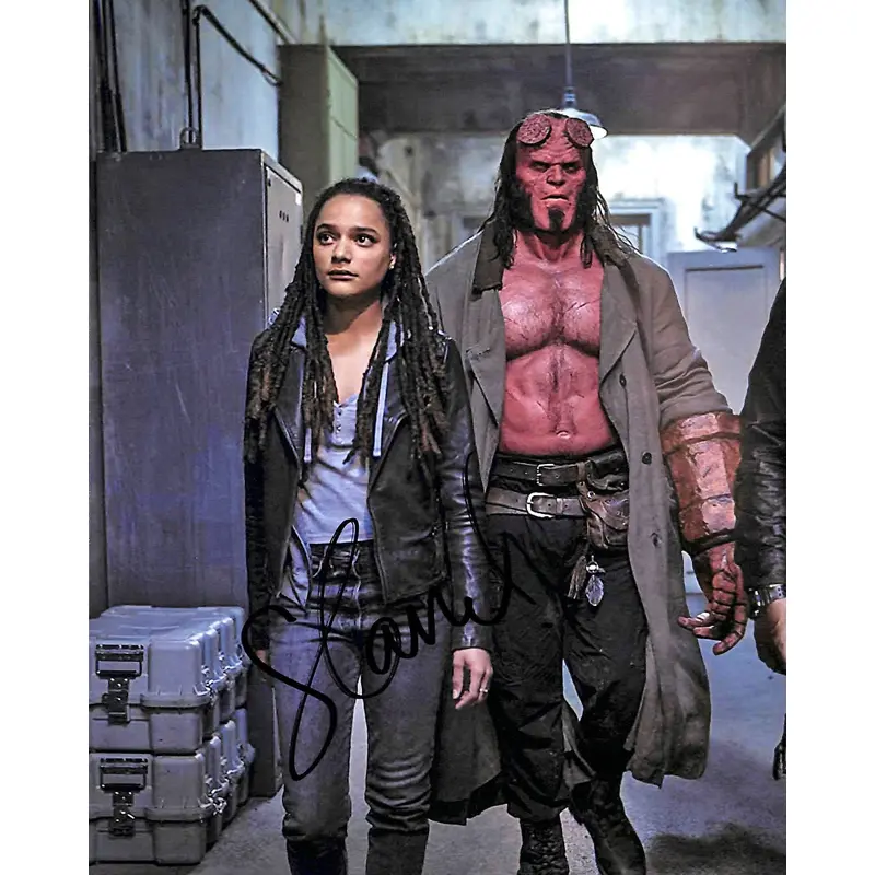 Sasha Lane Hellboy Authentic Signed 8x10 Photo Autographed BAS #E57588