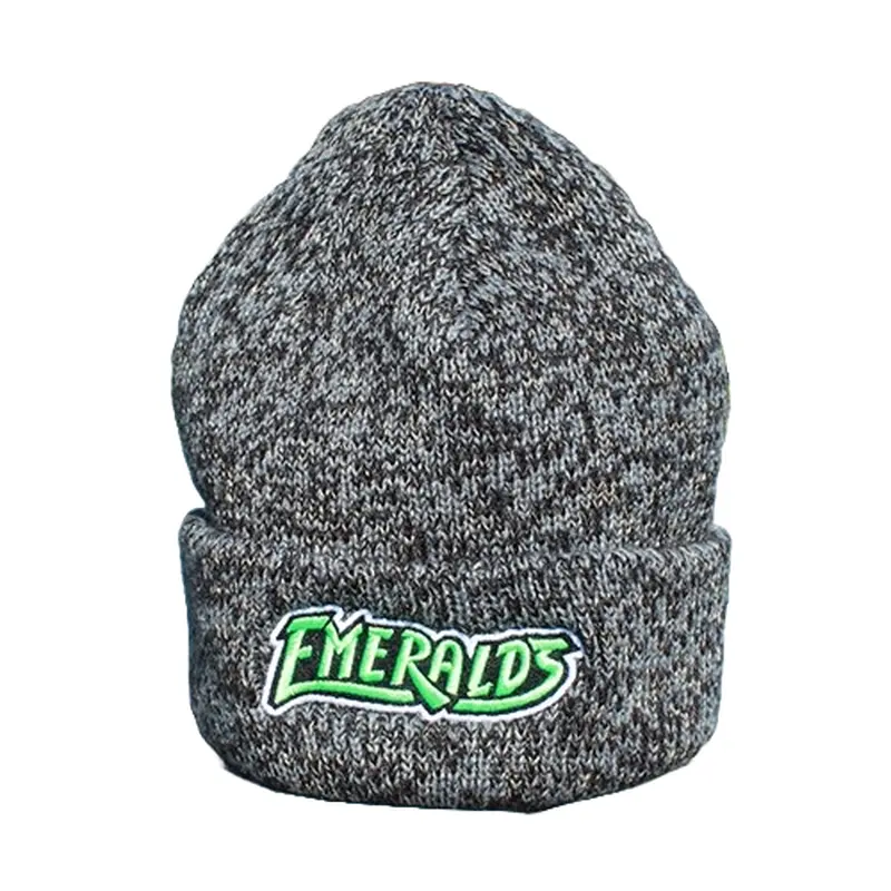 Eugene Emeralds Outdoor Cap Black Knit Beanie