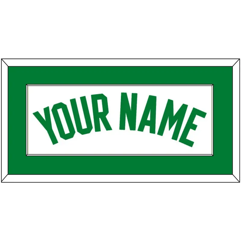 Boston Name - White Association - Single Mat 1