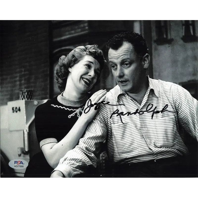 Joyce Randolph signed 8x10 photo PSA/DNA Autographed Actress