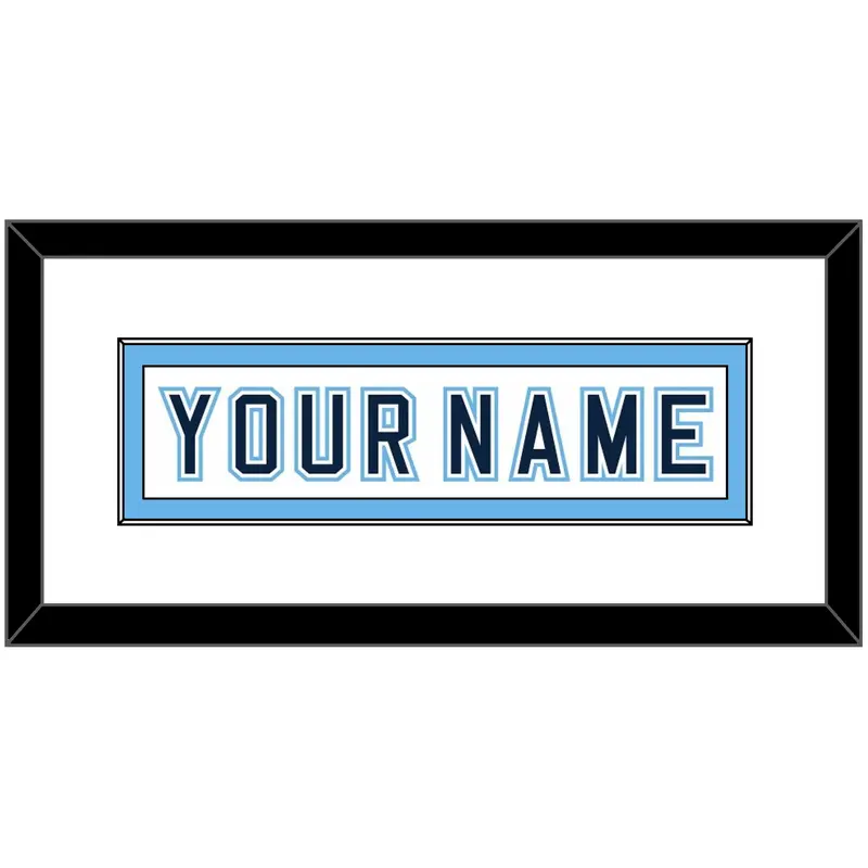 Maine Hockey Nameplate - Home White - Single Mat 1