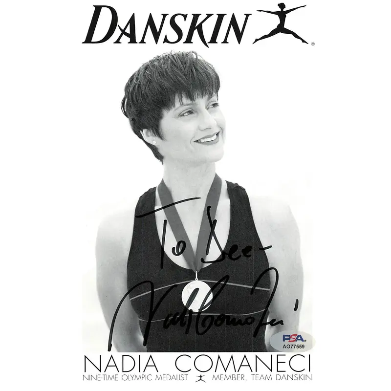 Nadia Comaneci signed 8x10 photo PSA/DNA Gymnastics Autographed