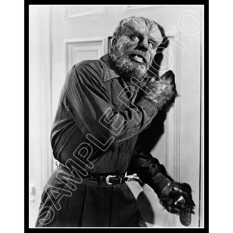 1948 Lon Chaney Jr 11X14 Photo - Abbott Costello Meet Frankenstein Wolf Man - 3158