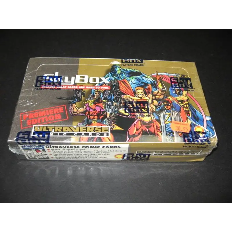 1993 Skybox Ultraverse Comic Cards Box
