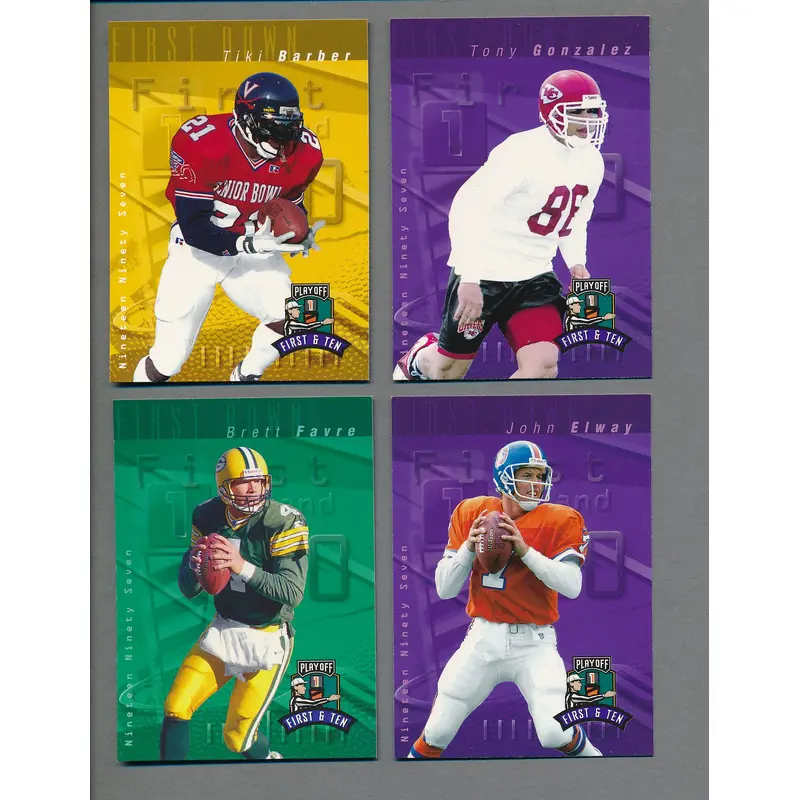 1997 Playoff First & Ten Football Complete Set (250) NM/MT MT