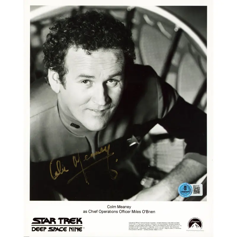 Colm Meaney Star Trek Deep Space Nine Authentic Signed 8x10 Photo BAS #BR41131