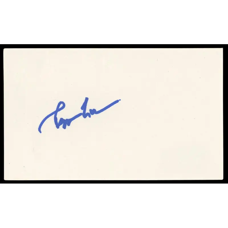 Peggy Lee Lady and the Tramp Authentic Signed 3x5 Index Card BAS #BM56968