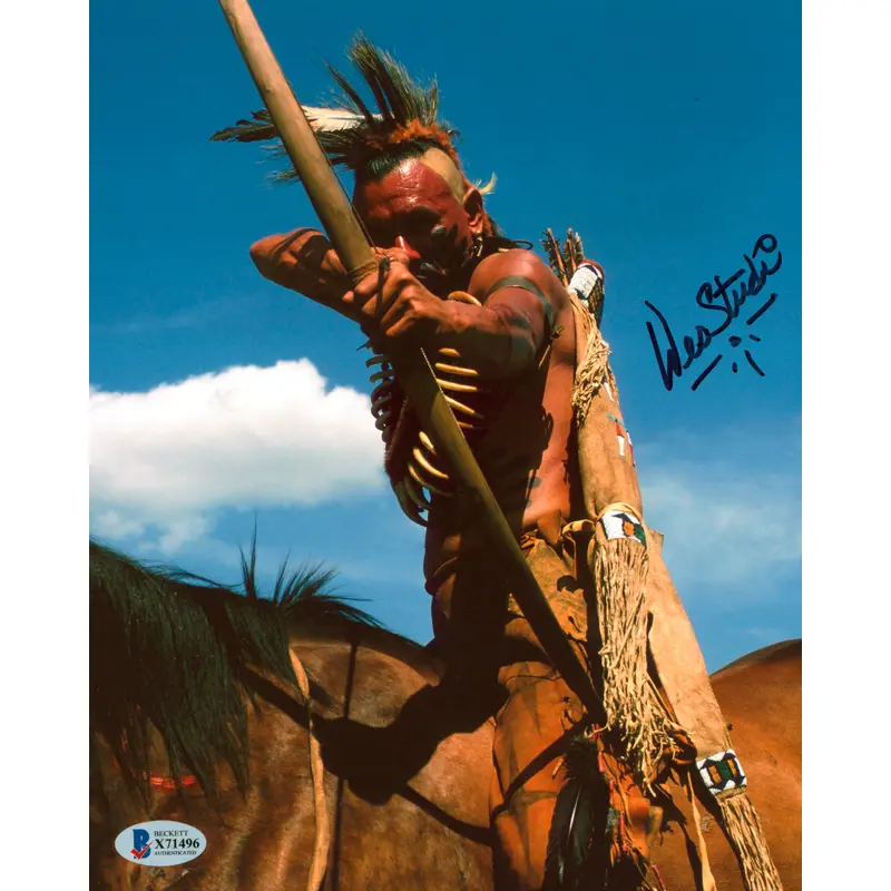 Wes Studi Dances with Wolves Authentic Signed 8x10 Photo Autographed BAS #X71496