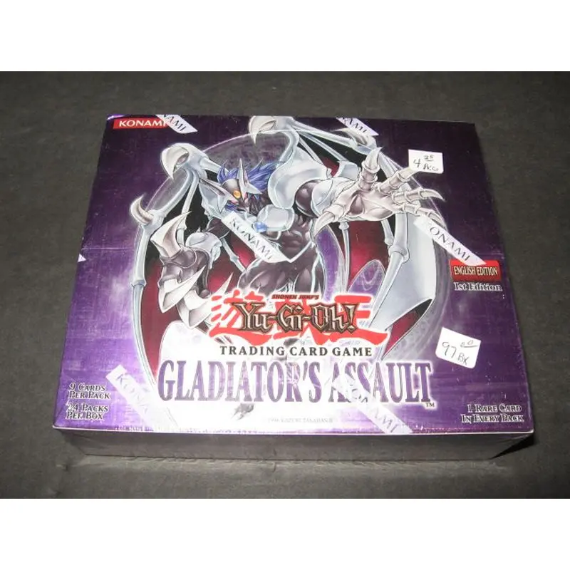 Yu-Gi-Oh Gladiator's Assault Booster Box 1st Edition