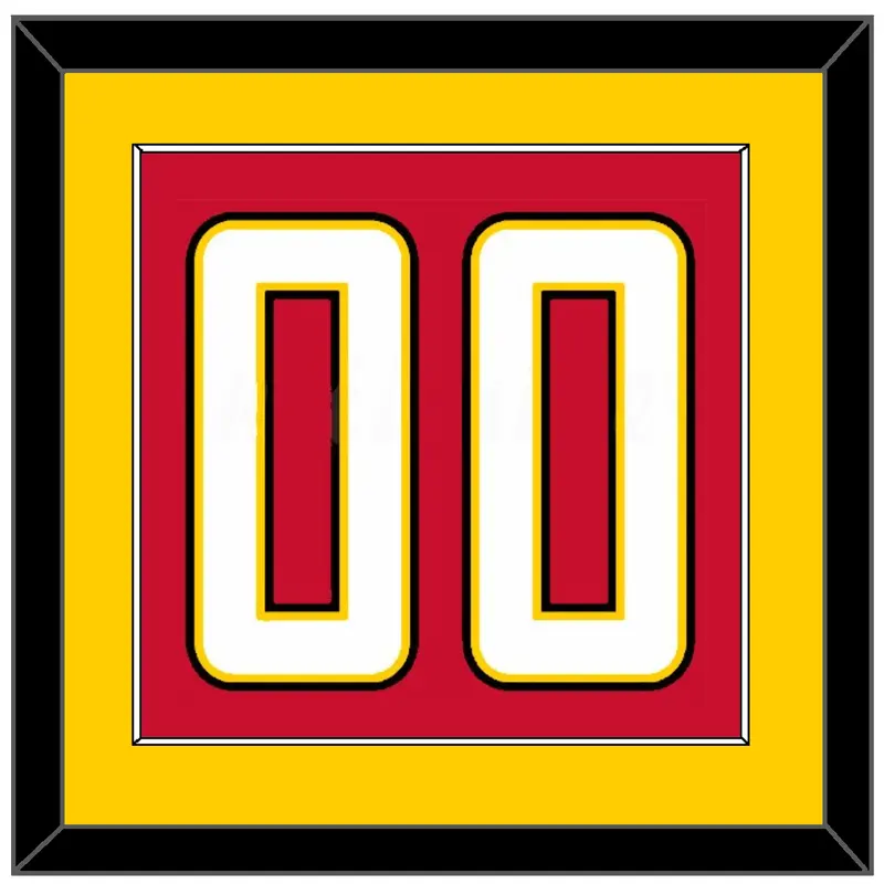 Maryland Basketball Number - Road Red (2013-2015) - Single Mat 3